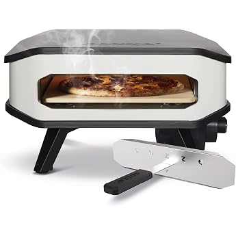 cozze   13 electric pizza oven with pizza stone 230V / 2200W Digital temperature control including black front cover