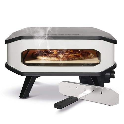 Cozze® Horno para pizza eléctrico de 13" con tapa frontal | 2200W | Control