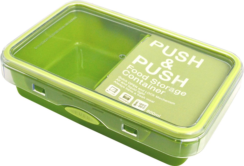 Amazon｜逸品社 弁当箱 800ml 食洗器 対応 グリーン シュガーランド