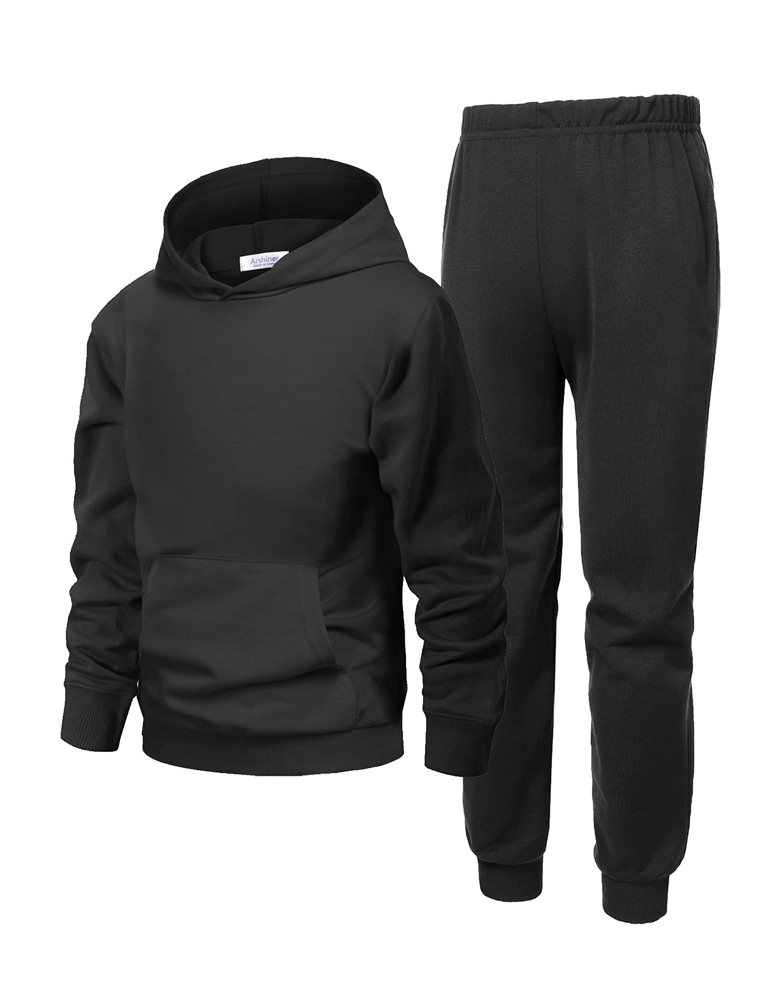 Arshiner Kids Tracksuit Set: Pullover Hoodie and Sweatshirt Suit (2-Piece)