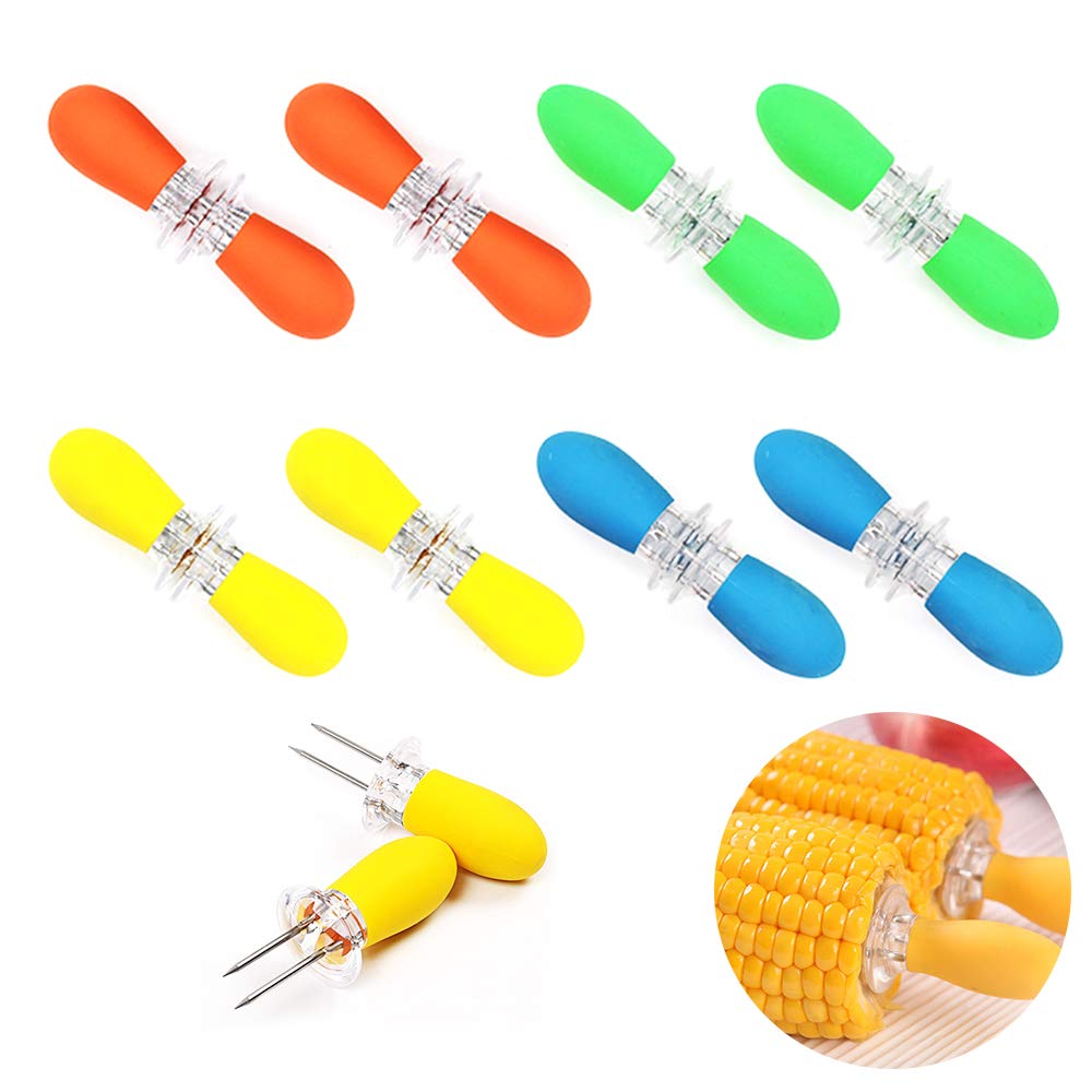 Buy Lechay Corn Cob Holders Set, Stainless Steel Corn Skewers for Corn