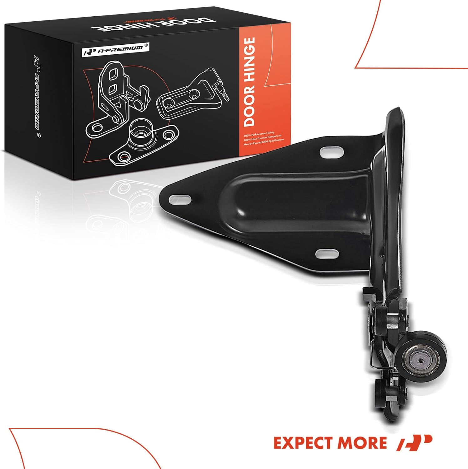 A-Premium Door Hinge Assembly Compatible with Dodge Grand Caravan & Chrysler Town & Country, 2008 2009 2010, Right Passenger Lower Side Sliding Door, Replace# 05020920AA, 05020920AB