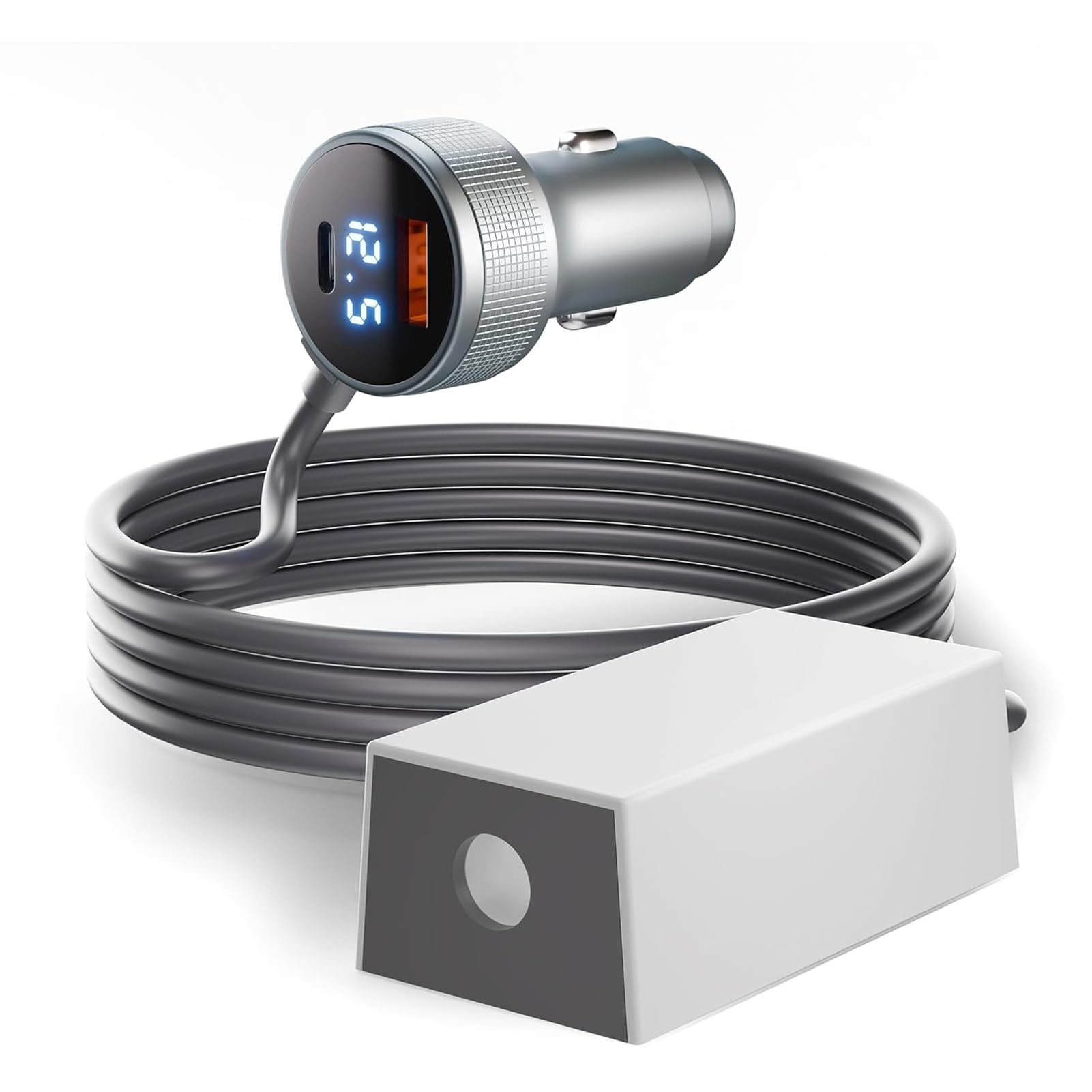 Mini 12 V-26 V na 36 adapter samochodowy, konwerter podwyższający z USB QC