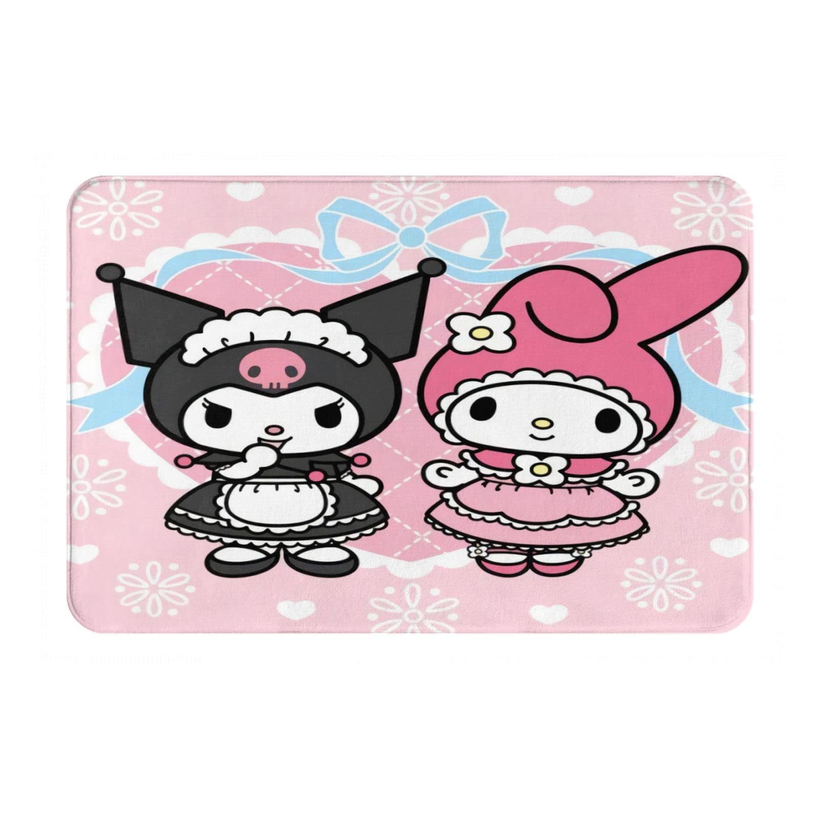 Amazon.com: ORPJXIO Bath Rugs Kuromi Anime My Melody Area Rugs for