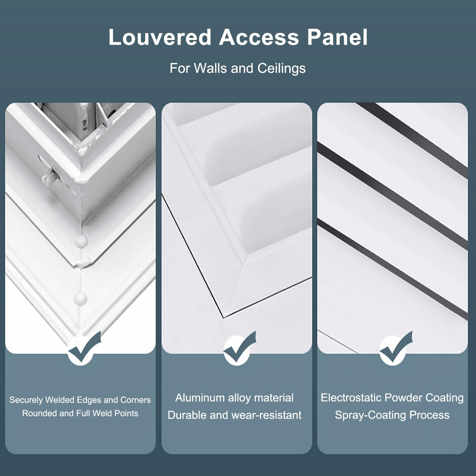 Panel dostępu do żaluzji wentylacyjnych ze stopu aluminium