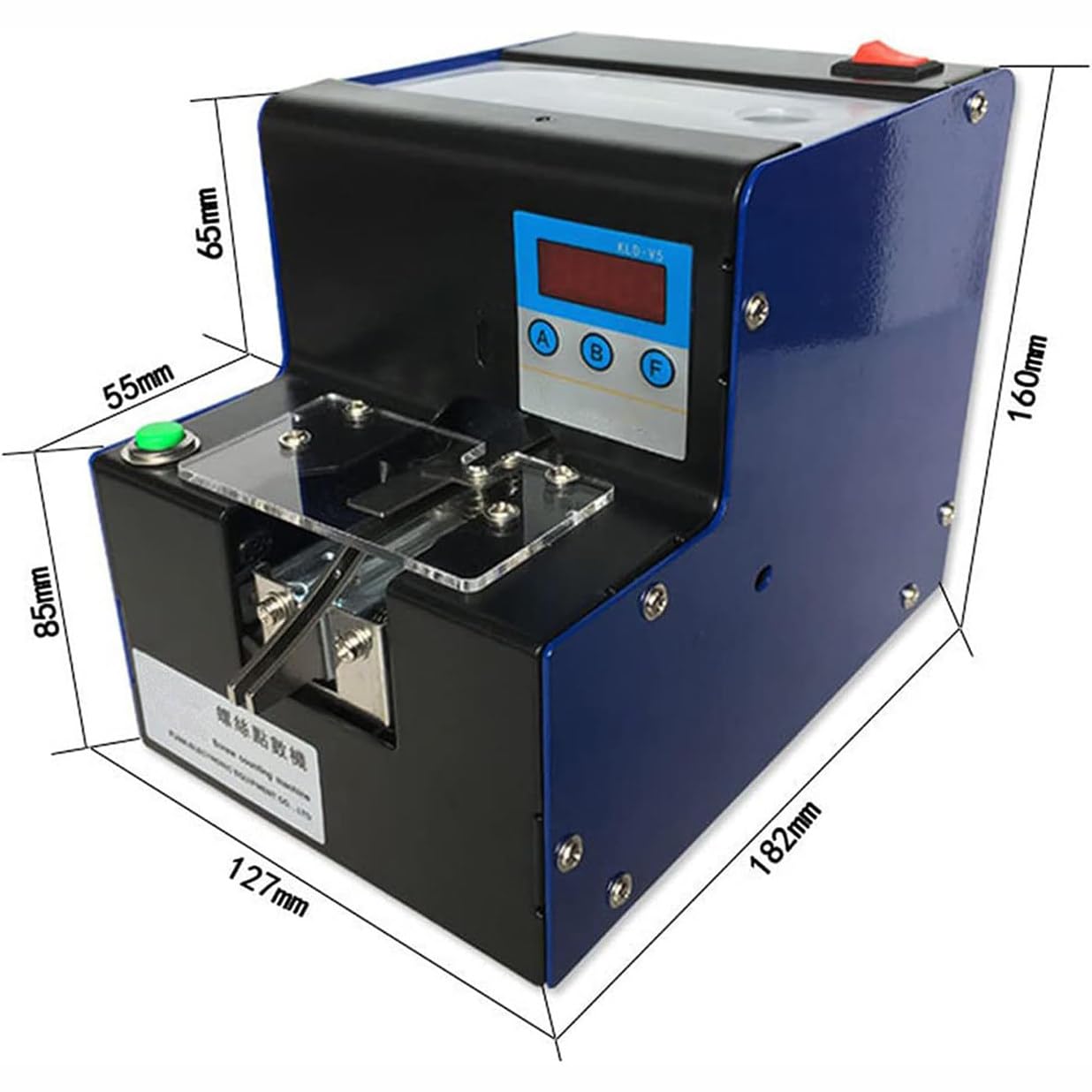 Máquina de conteo alimentador de tornillo, dispensador automático de puntos de tornillo con pantalla digital LCD para un embalaje rápido y eficiente de tornillos en aplicaciones industriales