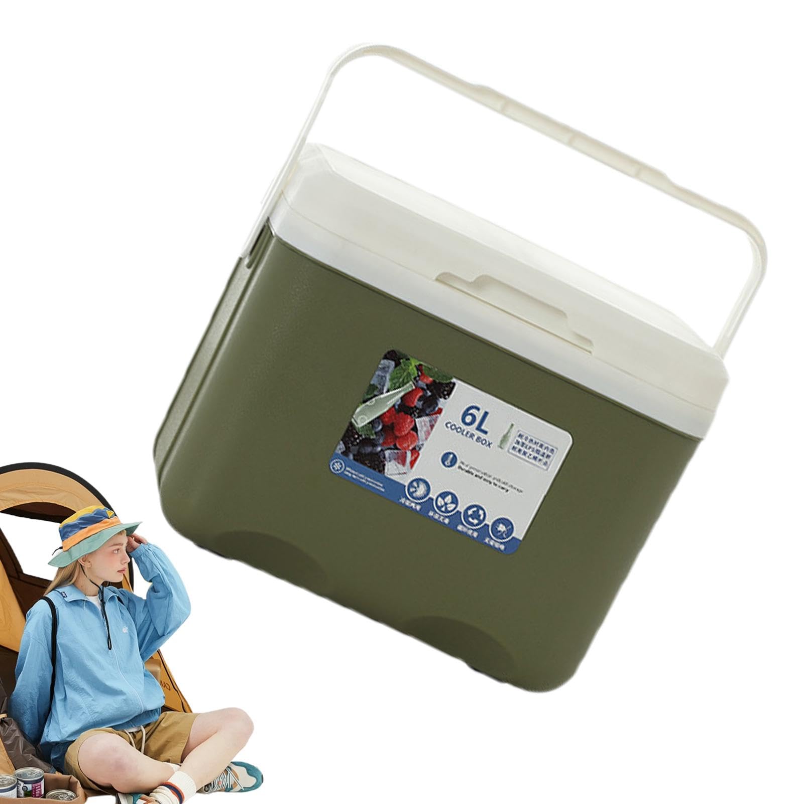 コンパクトボトムフリーザー冷蔵庫 Amazon | 車用冷蔵庫冷凍庫 6L - 断熱フリーザーボックス