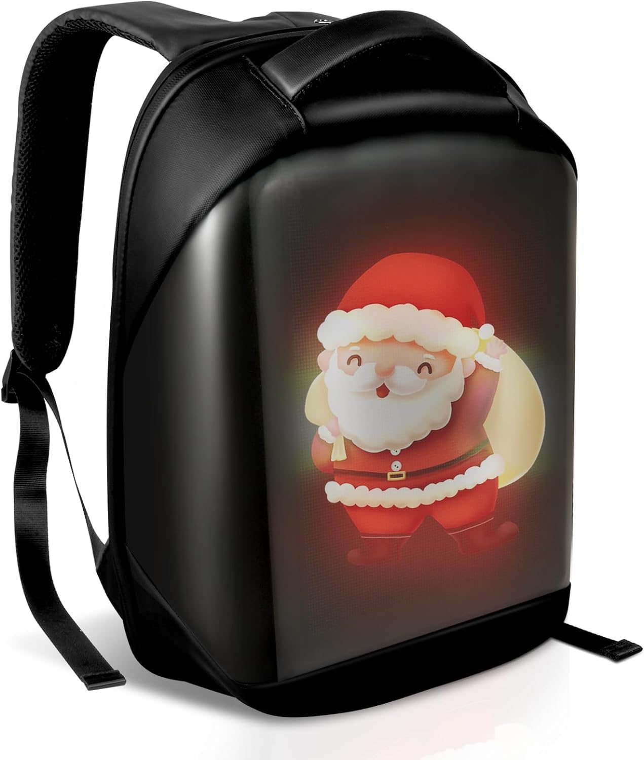 XieXie 24 Litres Motorcycle Led Backpack With Full-Color Screen|Laptop Backpack|Diy Programming Backpack|Waterproof Luggage Bag For Travelling Camping Cycling|Birthday Gift For Men And Women (Black)