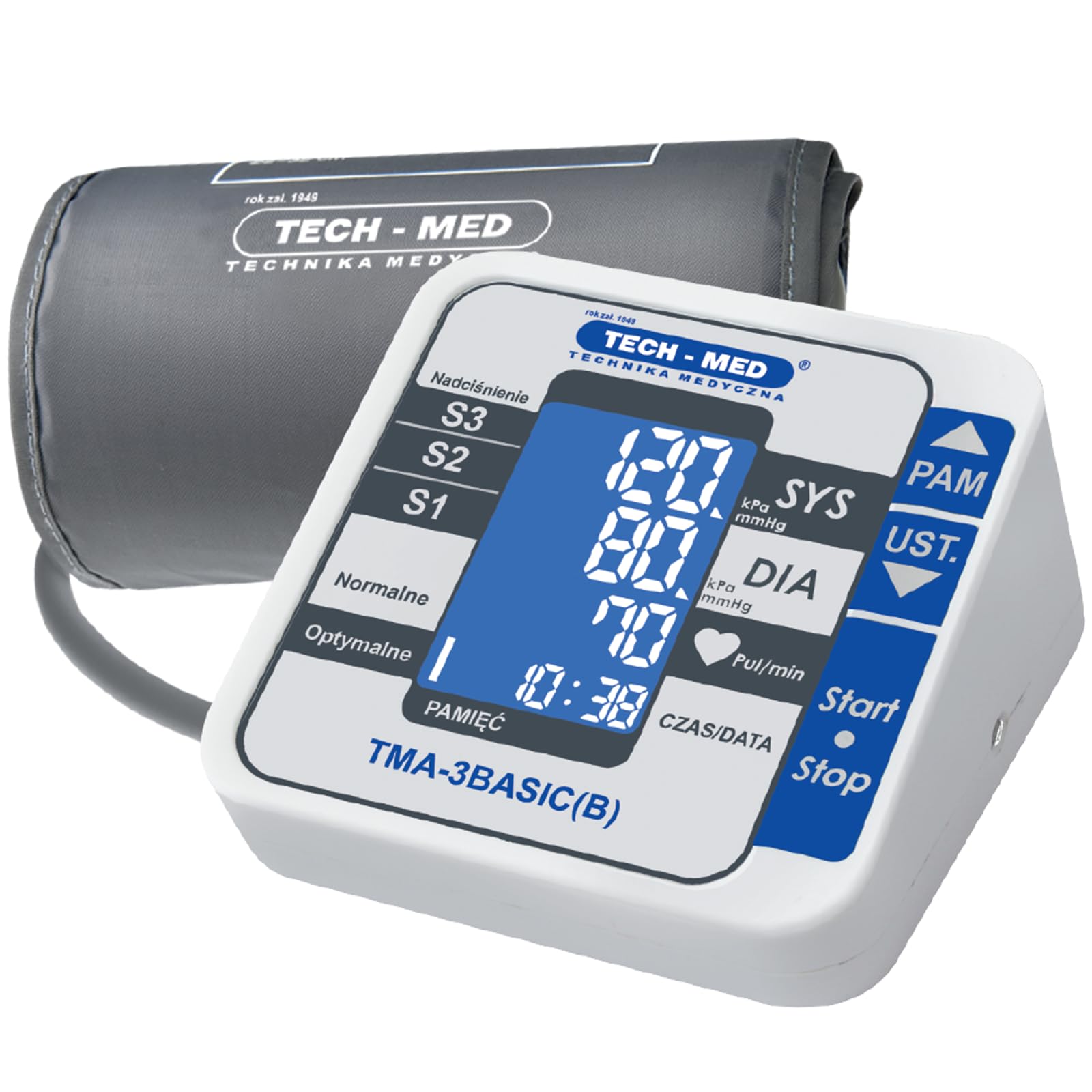 Tech-Med TMA-3Basic Digital Arm Blood Pressure Monitor