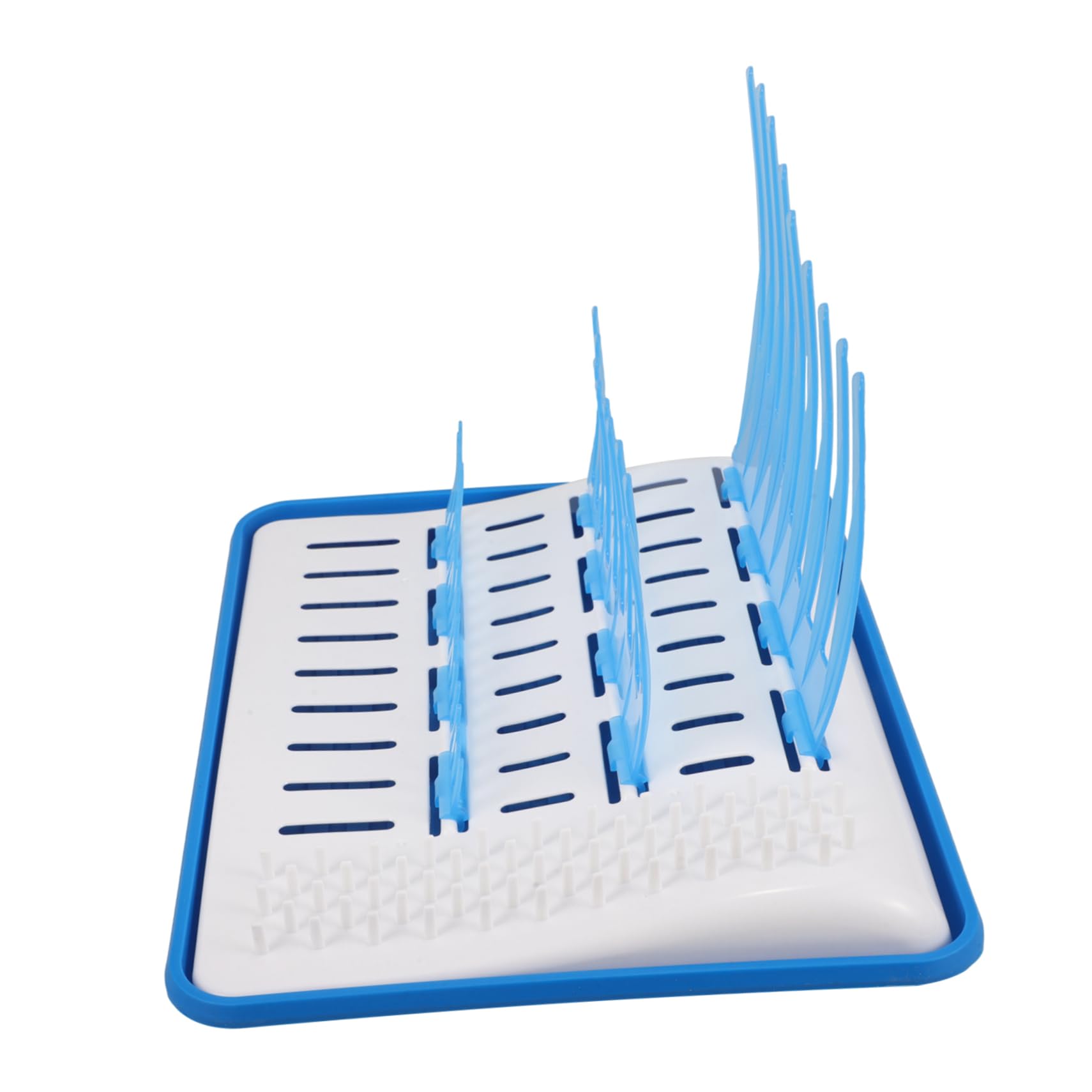 Séchoir Biberon Portable avec Bac Égouttoir Support pour Sèche-Bouteilles pour Biberons Tétines Et Couvercles Usage Intérieur Et Extérieur