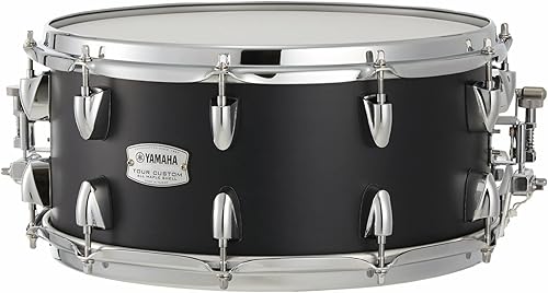 Yamaha Tour Custom Maple 14" x 6.5" Snare Drum, regaliz satinado