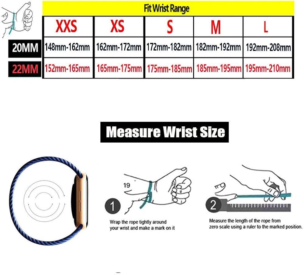 Miniatura 7 de Lbiaodai Correa deportiva trenzada Solo Loop de 0.866in, compatible con Samsung Galaxy de 1.811in, Gear S3 Frontier, ClassicGalaxy Watch 3 de