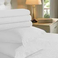 Colcha Cobre Leito de Cama Lisa Piquet 100% Algodão Luxo (Branco, Queen)
