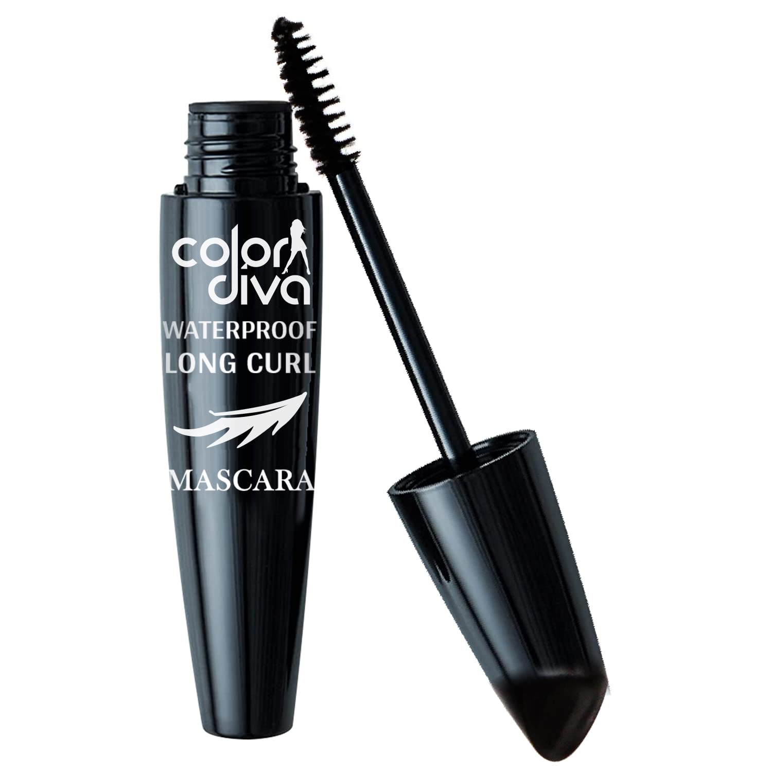 Color DivaEye Mascara, Water Resistant, Long-Lasting, Black, Shade-104, 6ml