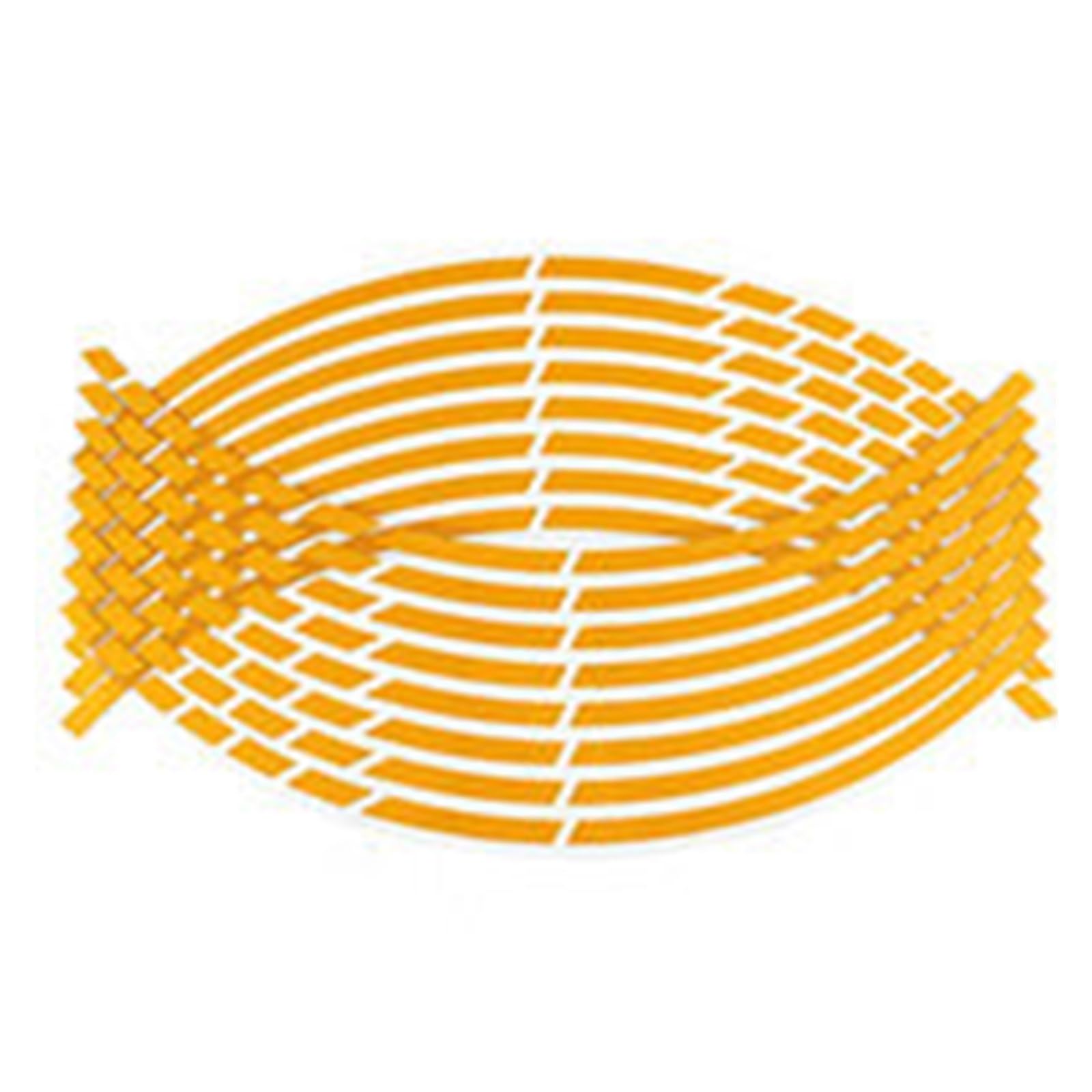 Reflective Sticker 16Pcs 17" 18" Strips Motorcycle Wheel Stickers Car Reflective Rim Tape Motorbike Bicycle Auto Decals