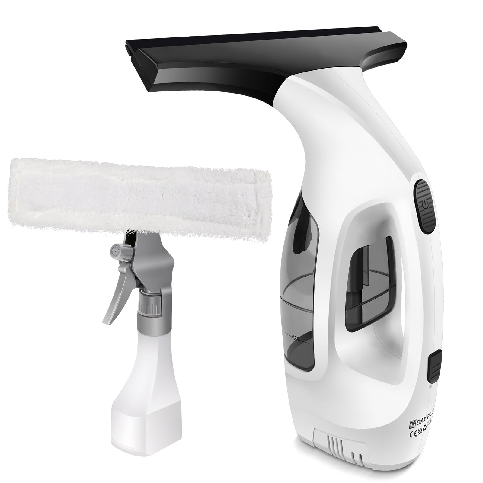 EFAN Cordless Window Vac, Rechargeable Window Cleaner with 2000pa, 150ml Water Tank, Window Squeegee Electric Cleaning Tool for Windows, Mirrors, Shower Glass, Tiles, and Countertops, IPX4