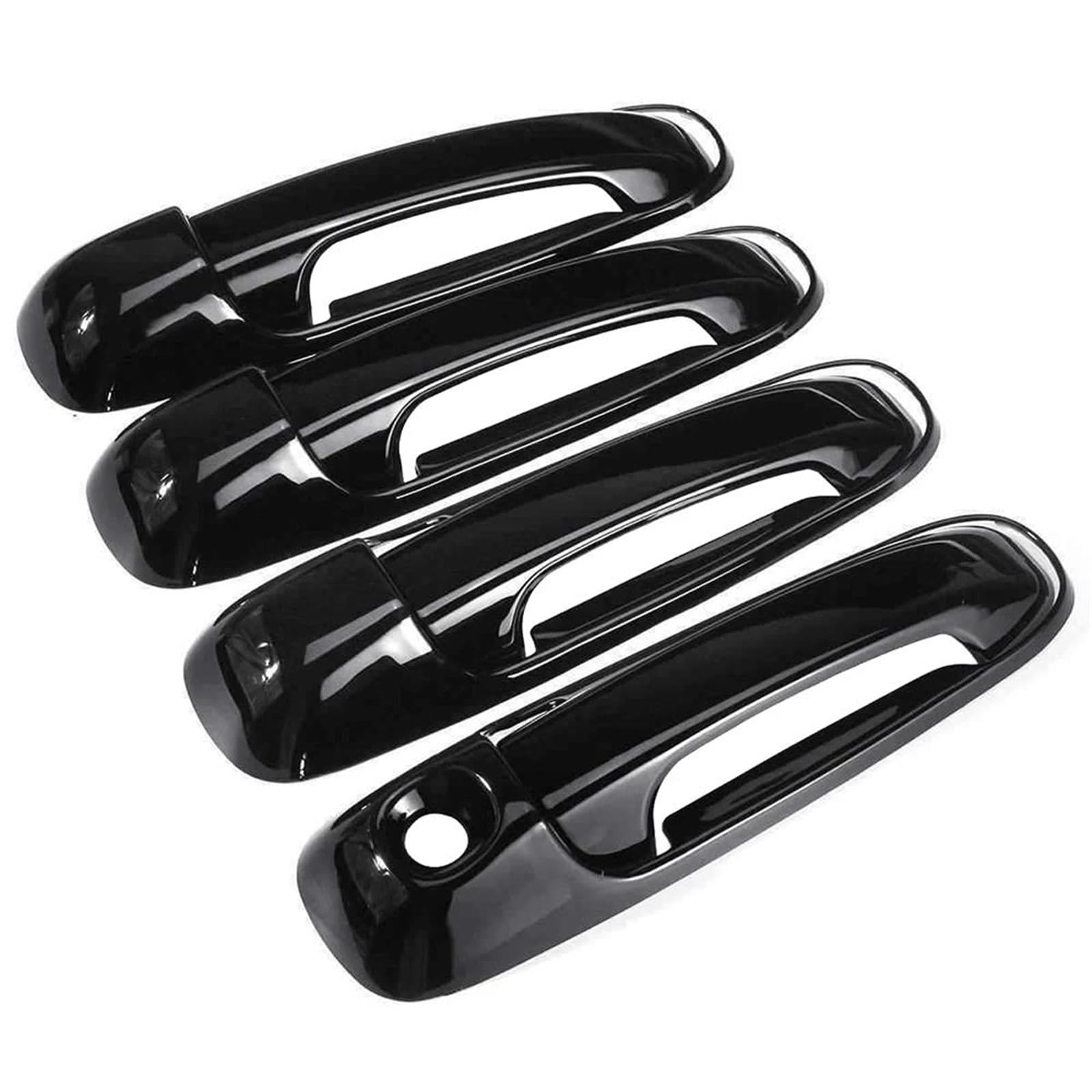 Dtasmbd One Color Exterior Side Door Handle Protective Covers Car Door Handle Cover Trim For Jeep For Grand For Cherokee For Liberty 1999-2007 Decoration Covers Auto