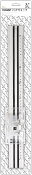 Xcut Mount Cutter Set Craft, For Cutting Up To 7mm Thick, With 3 Extra Blades, For Cutting At 45  & 90  Angles, White