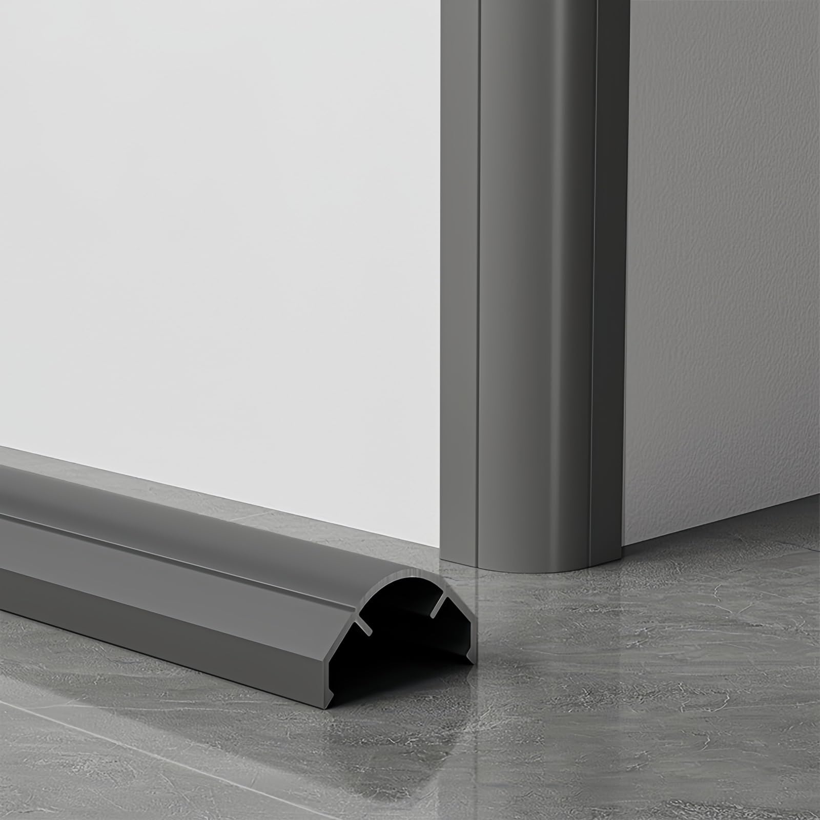 Coayuou Wall Corner Edge Protection Strips 100 cm x 3 Pieces Metal Corner Protection Made of Aluminium Corner Strips Shockproof and Scratch Resistant for Walls Perfect Wall Cladding for Permanent
