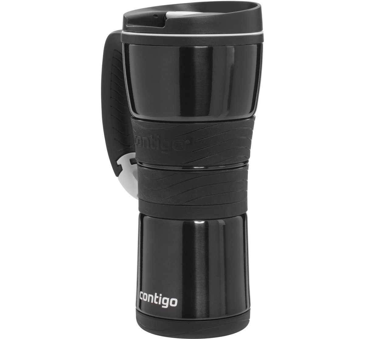Amazon.com: Contigo, Black Extreme Vacuum Insulated Stainless Steel Travel  Mug with Handle, 16oz, 16 oz : Home & Kitchen
