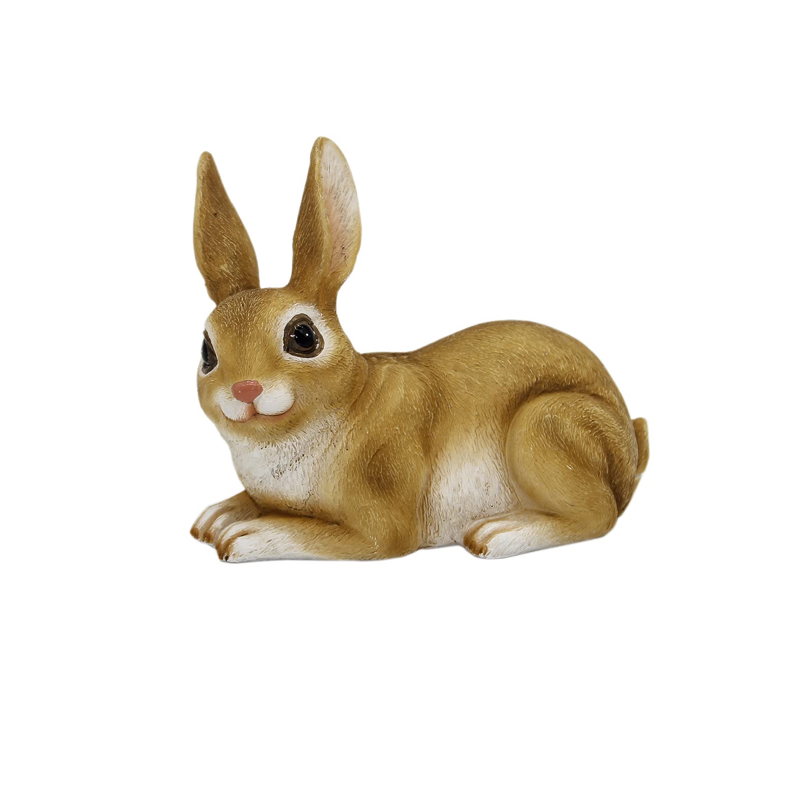 GEEKIA Hide A Key Rabbit Figurines Bunny Statue Polyresin Rabbit Ornament Rabbit outdoor garden statue