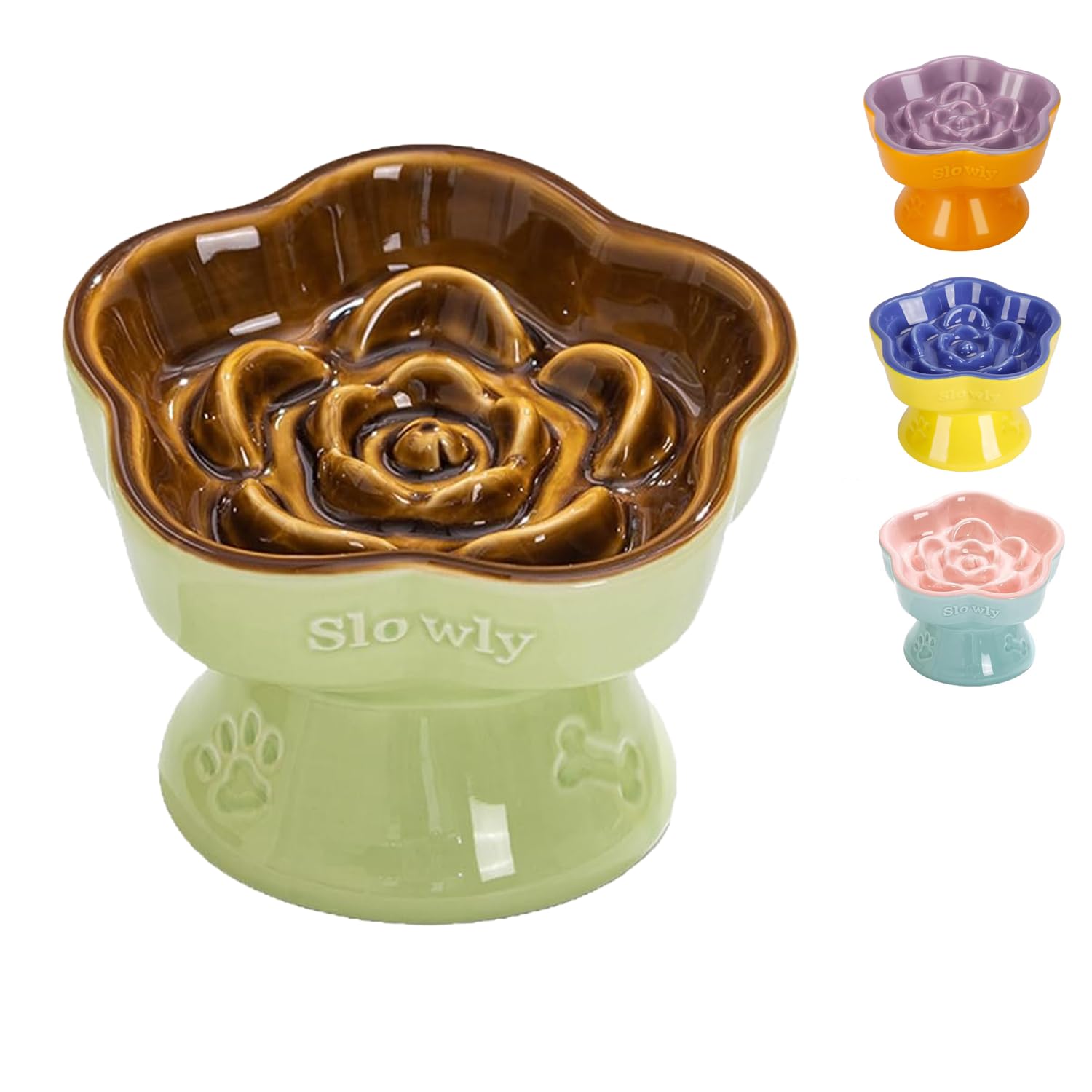 ZHUIYIWIN Anti-Slinging Bowl for Dogs Anti Sling Bowl, Dog Bowl