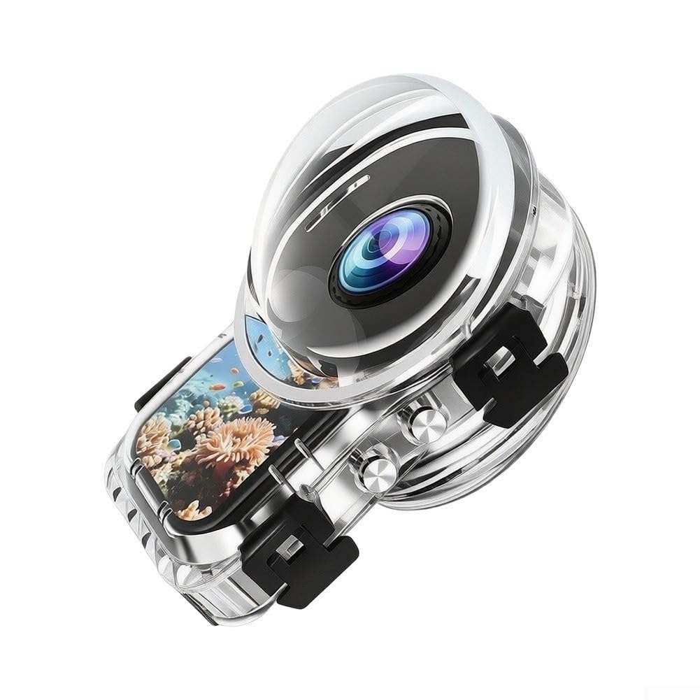 60m impermeable invisible buceo caso para Insta360 X6 magnético-rápido