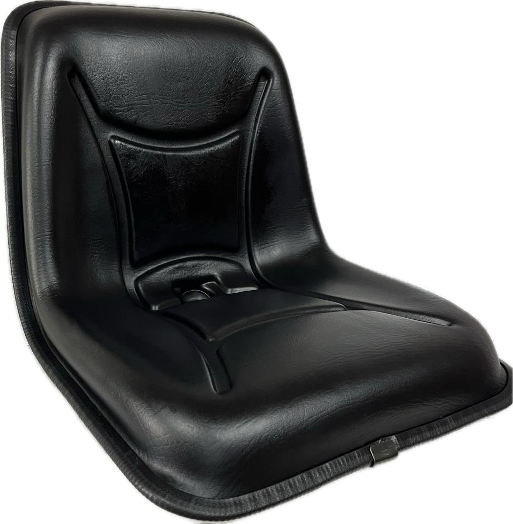 Asiento Cubeta para Carretilla Elevadora, Tractor, Carro de Golf serie 460 en PVC Negro | Asiento agrícola, cortacésped, tractor, torito, carretilla elevadora, asiento maquinaria industrial