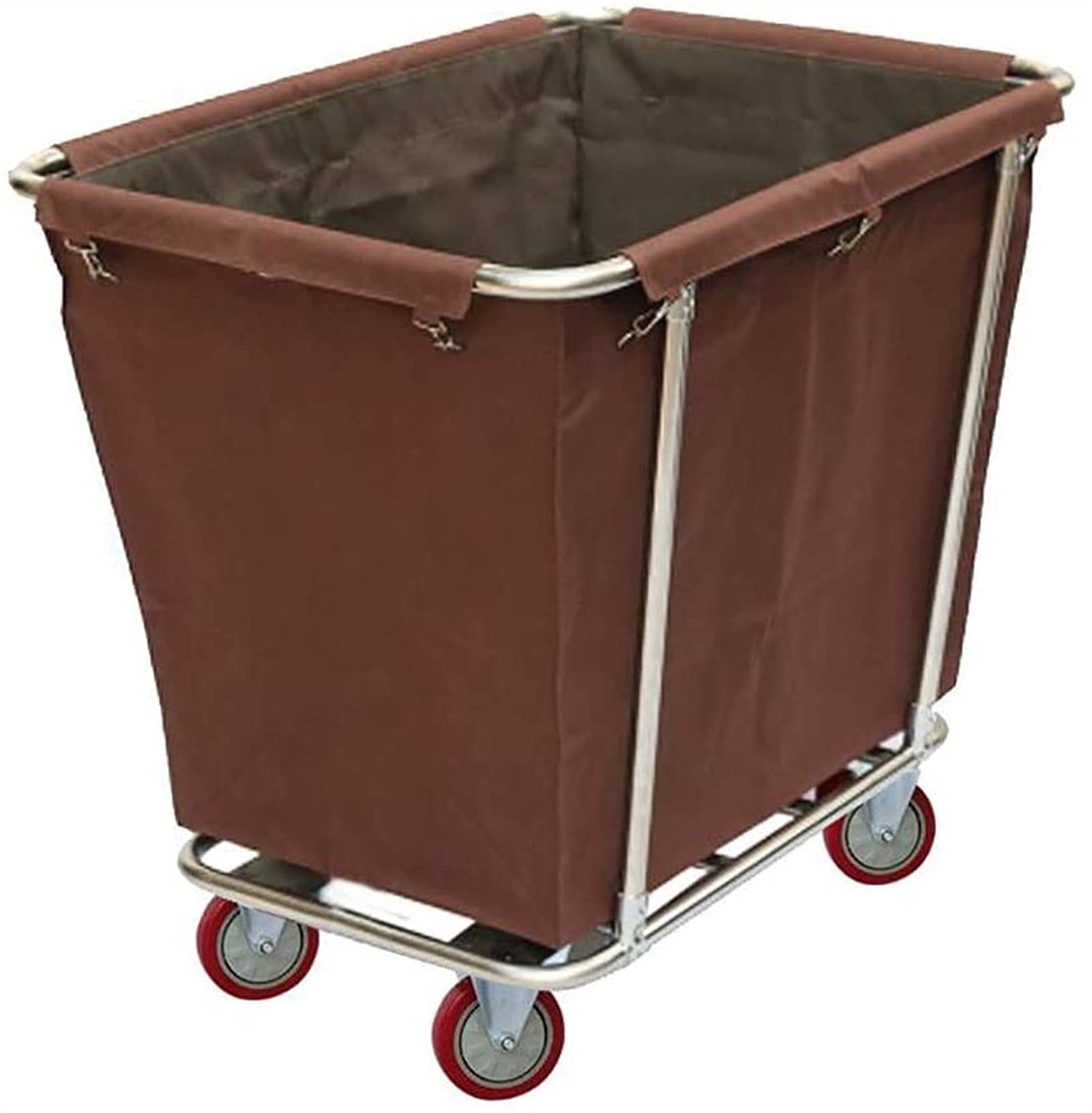 Carro De Servicio, Vehículos De Recogida De Carros, Vehículos De Reciclaje, Carros Clasificadores De Ropa De Alta Resistencia Con Ruedas Giratorias, Carrito Para Ropa De Hotel De Acero Inoxidable Con