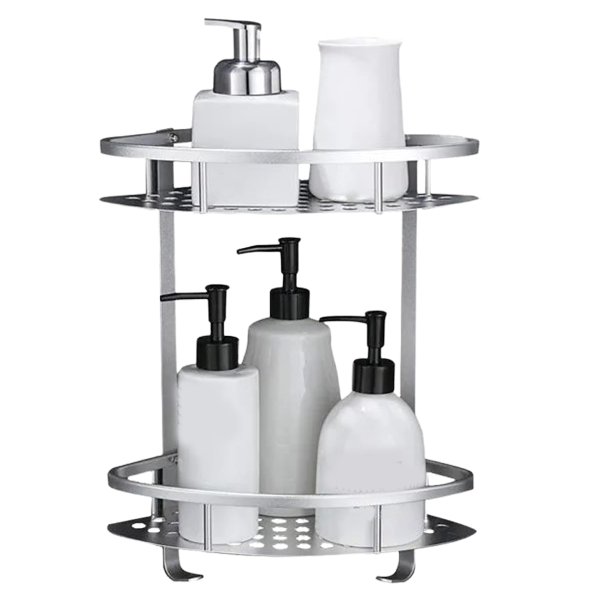 Étagère de douche d'angle pour organiser la salle de bain et la cuisine
