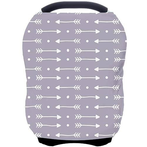 Miniatura 9 de Fundas de asiento de automóvil para bebés, toldo de lactancia multiuso, fundas de lactancia materna, regalos de baby shower para niños y niñas