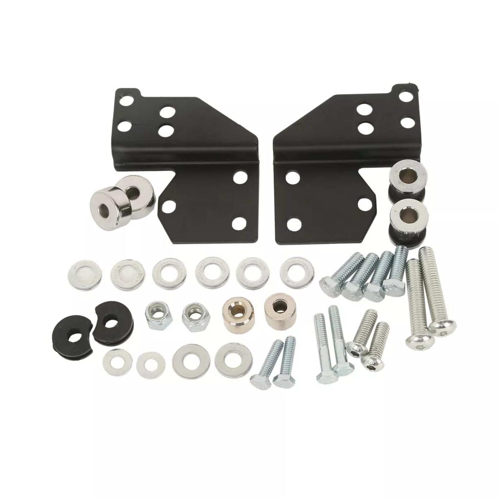 ??Damyprd Front Luggage Rack Hardware Kit for Ha rley David Son Touring 1997-2008 - Durable Alloy Docking Mounts with Bolt-On Design, OEM 53803-06 Replacement??