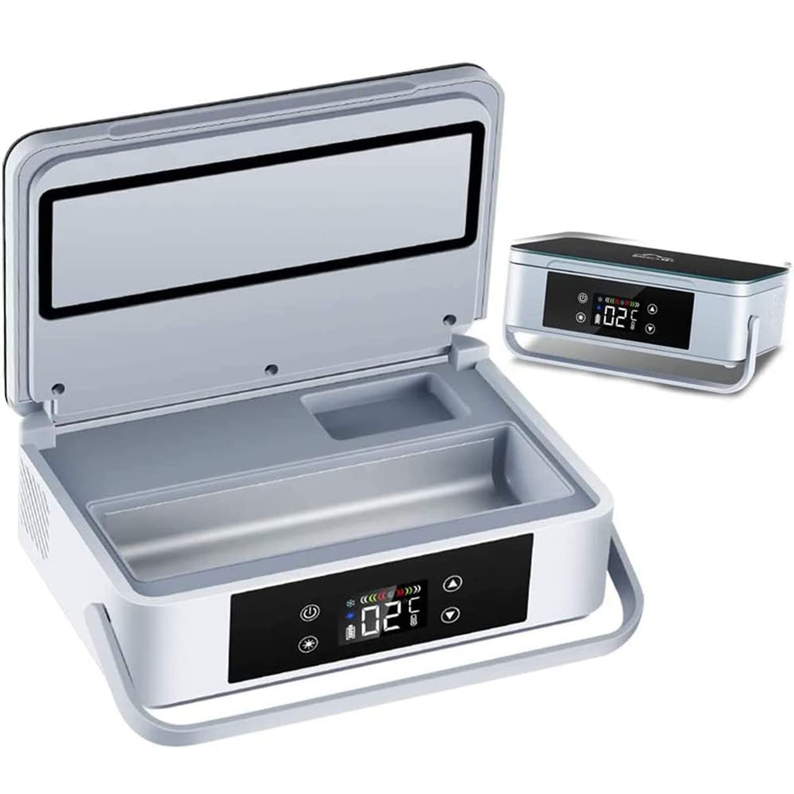 Médecine réfrigérateur médicament reefer portable boîte réfrigérée insuline LED gris