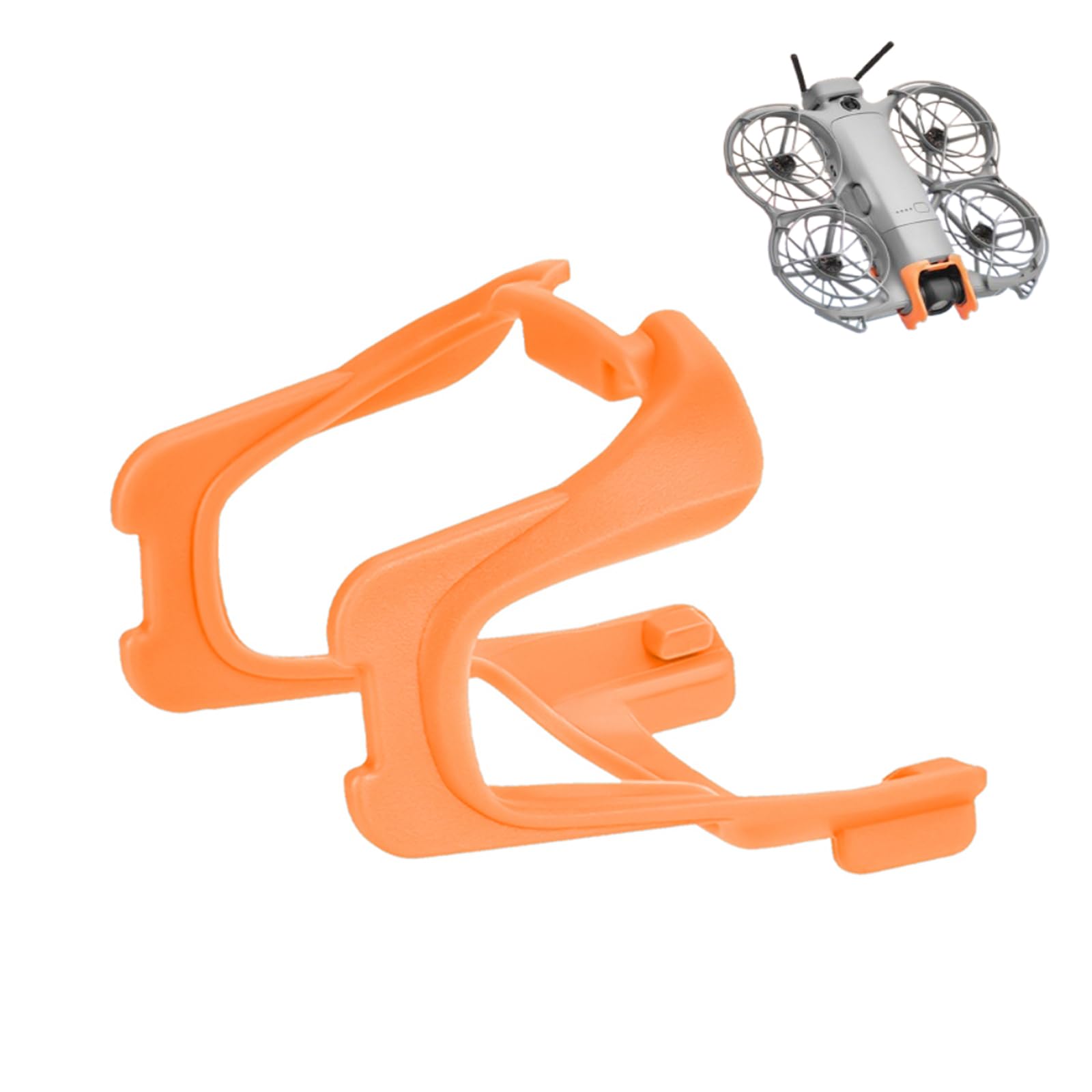 SZZCNOX Gimbal Bumper Guard for DJI Neo 2 Accessories, Gimbal Lens Anti-Collision Protection Bumper Bar for DJI Neo 2 Drone (Orange)