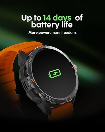 Vista 7 de Cubitt Terra - Reloj inteligente resistente con GPS de doble banda, pantalla AMOLED de 1.48 pulgadas, mapas sin conexión, VITA AI, entrenador AI