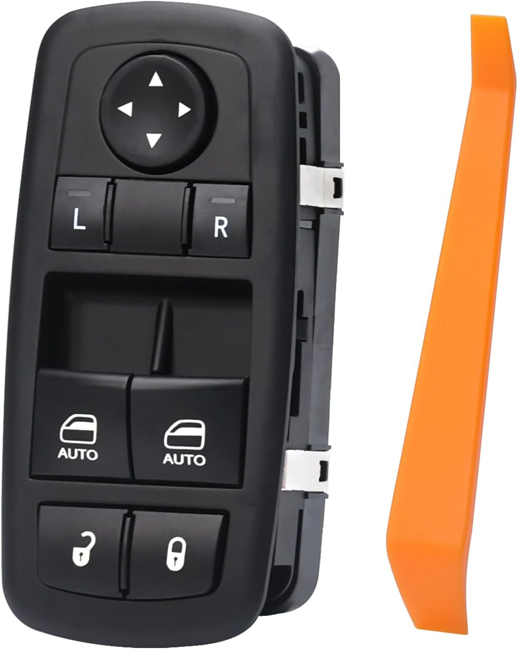Front Drive Side Power Window Master Control Switch Compatible with Dodge 2015-2022 Challenger Replaces OE#68183752AB 68183752AC 68183752AD 68183752AE Power Window Switch Button