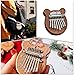 Solid Wood 8 Keys Finger Piano Marimba Finger Thumb Piano Marimba Musical Accessory for Kids Adults Beginners