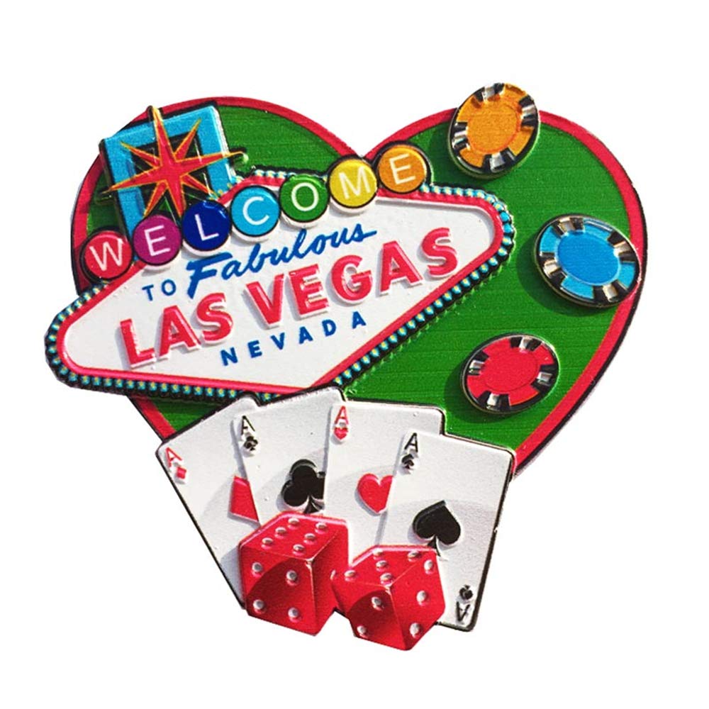 Magnete Frigorifero 3D Casinò Las Vegas - Souvenir USA Per Decorazione Casa O Ufficio | 7.5x6 Cm - Foto 4