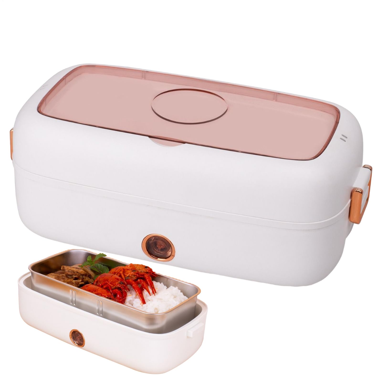 Pudełko Na Lunch USB Ładowany Podgrzewacz do Żywności ze Stali Nierdzewnej