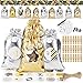 Calendrier De l'Avent Sac En Tissu,24 Sac Cadeau Noel Or Argent, Calendrier De l'Avent Sac A Remplir Cadeau,Calendrier De l'Avent Sac Cadeau A Cordon De Serrage, Avec Autocollants De NuméRo