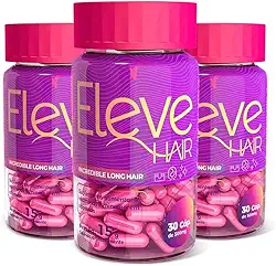 Kit 3 Vitaminas P/Cabelos e Unhas 90 Caps Eleve Hair