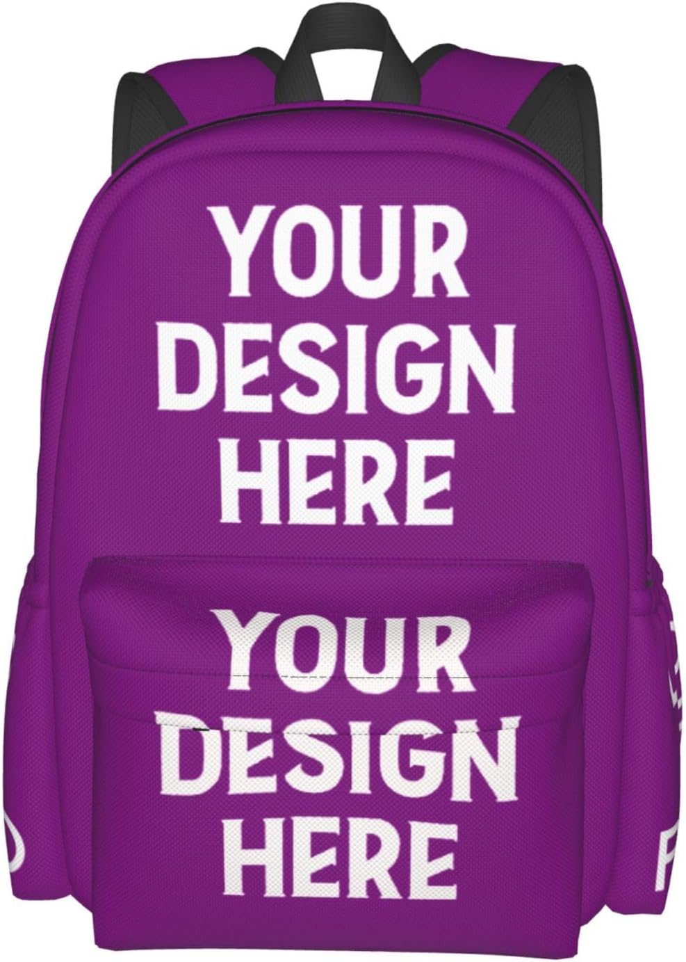 Custom Backpack For Mens Womens, Personalized Backpack Large-Capacity Personalized Backpacks Shoulder Add Your Own Name Travel Package,Purple-07