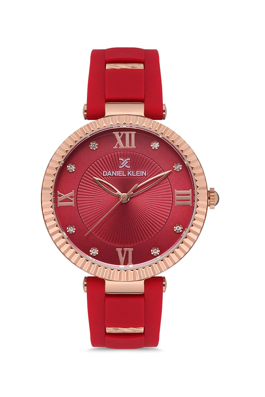 Premium Ladies - Red Dial Red Band Watch - DK.1.12646-5