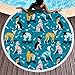Produktbild RQPPY Roundie Strandtücher Greyhounds Dogwalk Saugstark Tapestry Strandlaken Schal White 150cm