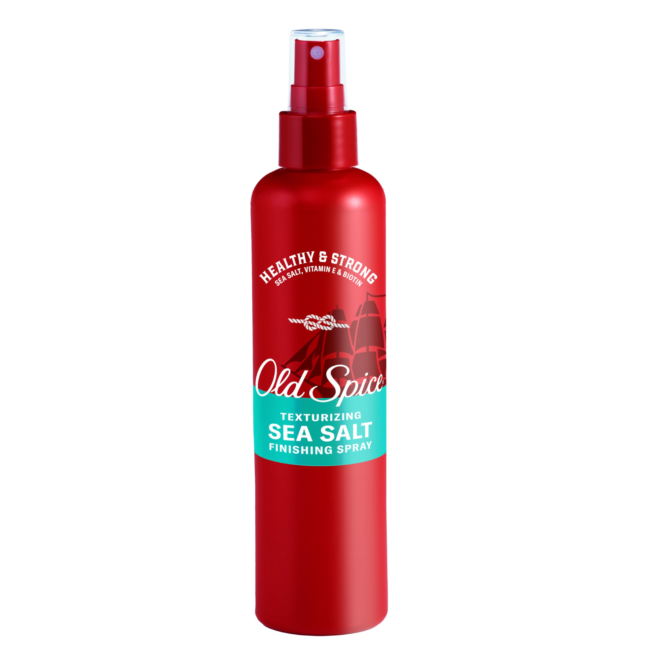 Old Spice Texturizing Sea Salt Finishing Spray for Men Healthy Strong with Vitamin E Biotin Medium Hold 8
