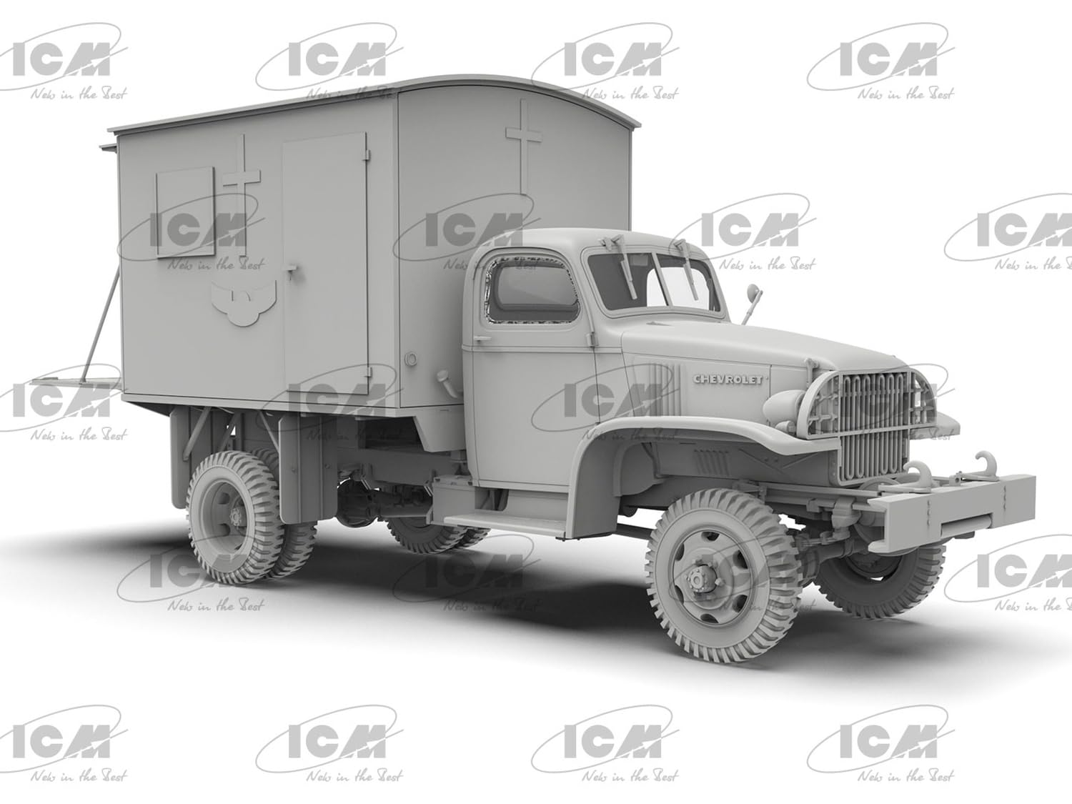 Icm - cappella mobile dell'esercito britannico 1/35 - icm 35586