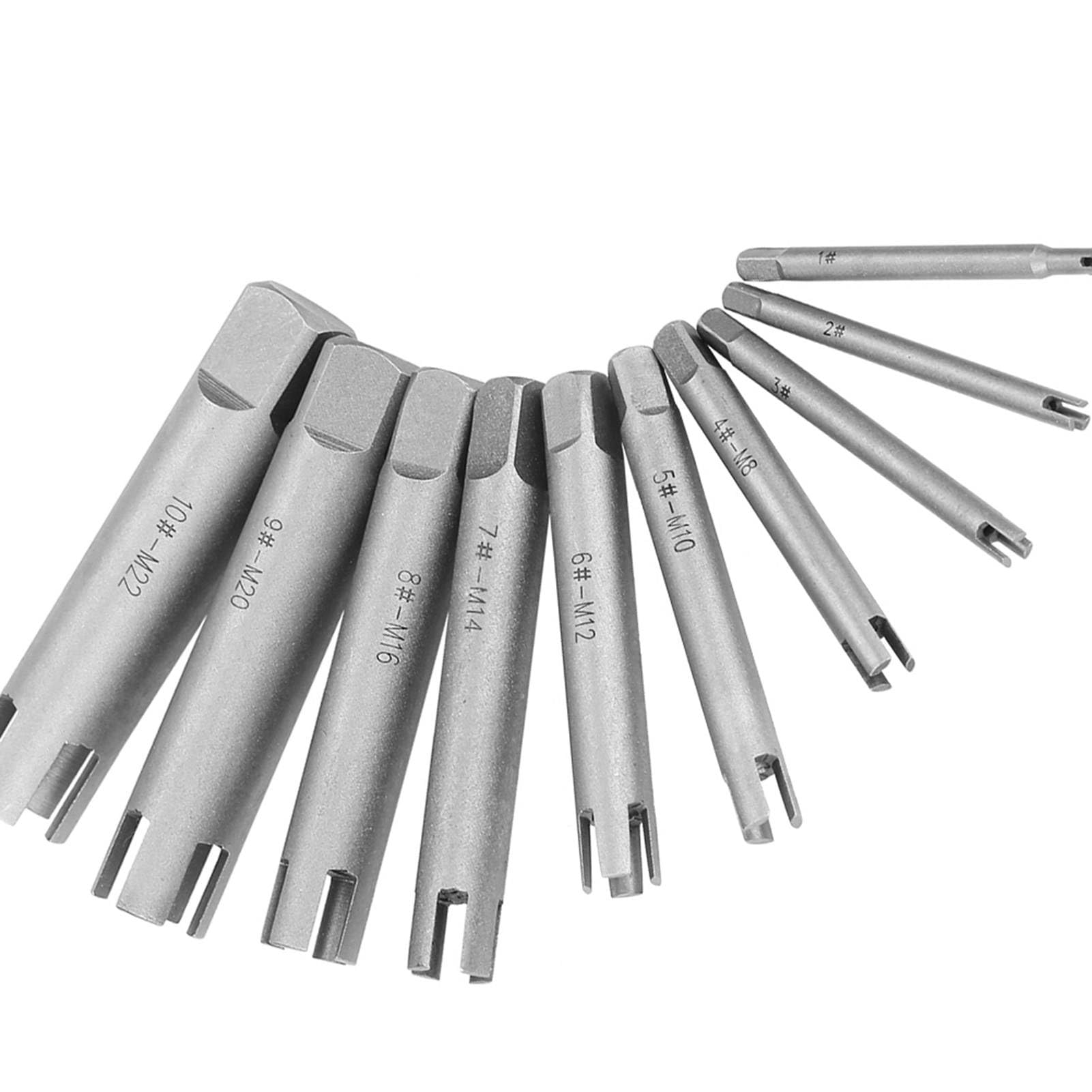 Set di estrattori per Viti, Kit per Viti danneggiate per Uso Industriale, Set di Strumenti per l'estrazione di Viti spanate