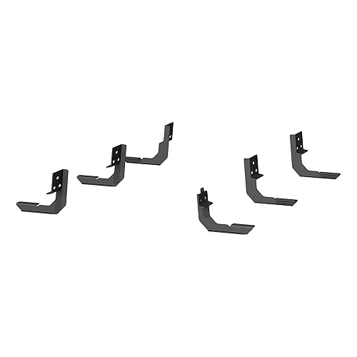 2055111 VersaTrac Mounting Brackets, Running Boards Sold Separately, Black