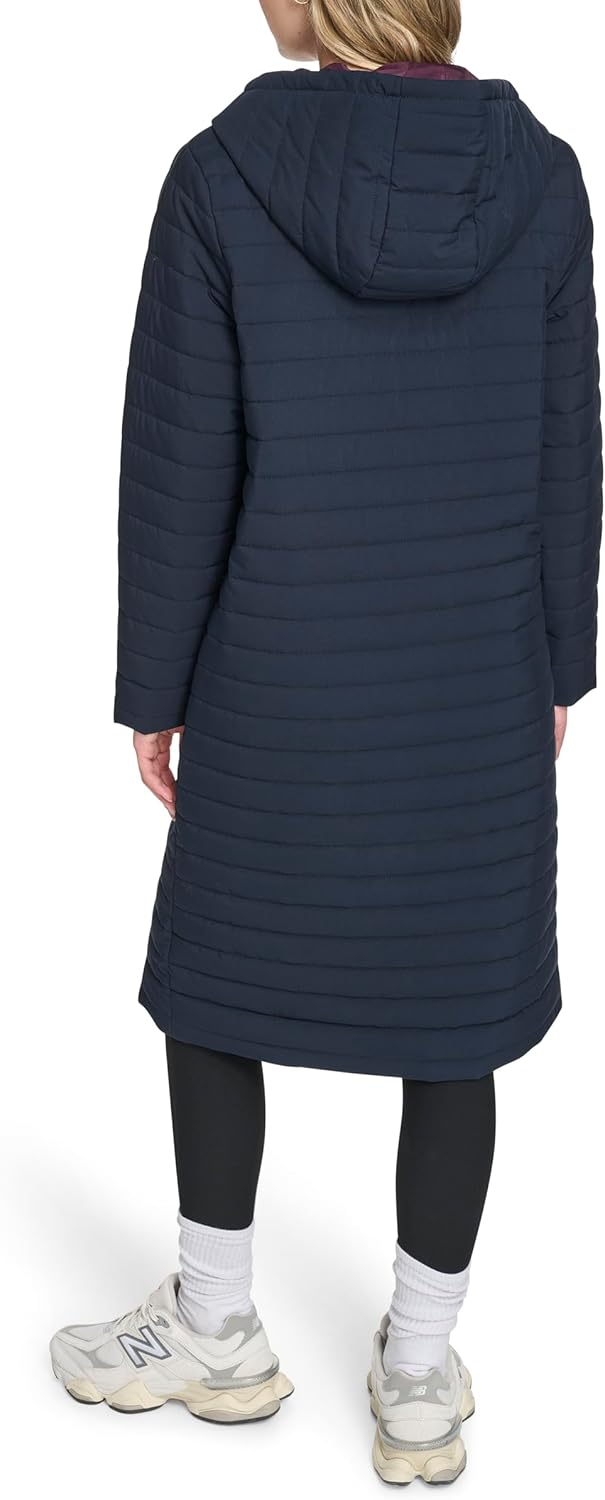 Champion womens Lightweight Long Hooded Puffer - Image 3