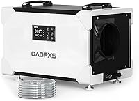 Vista 9 de Deshumidificador de Espacio de Arrastre CADPXS, Deshumidificadores Comerciales de 125 Pintas con Manguera de Drenaje, Deshumidificador para Espacios